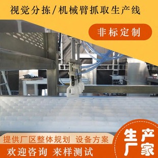 Visual inspection backflow production conveyor line cooperative mechanical arm parallel manipulator source manufacturer fast sorting