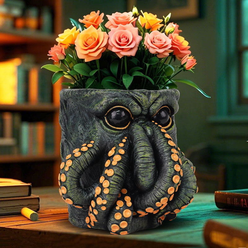  New Product Cthulhu-Style Monster Cthulhu-Style Monster Tentacle Squid Flower Pot Ornaments