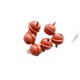 17mm Candy Color Pet Small Round Bell DIY Creative Keychain Accessories Christmas Metal Hanging Paint Bell