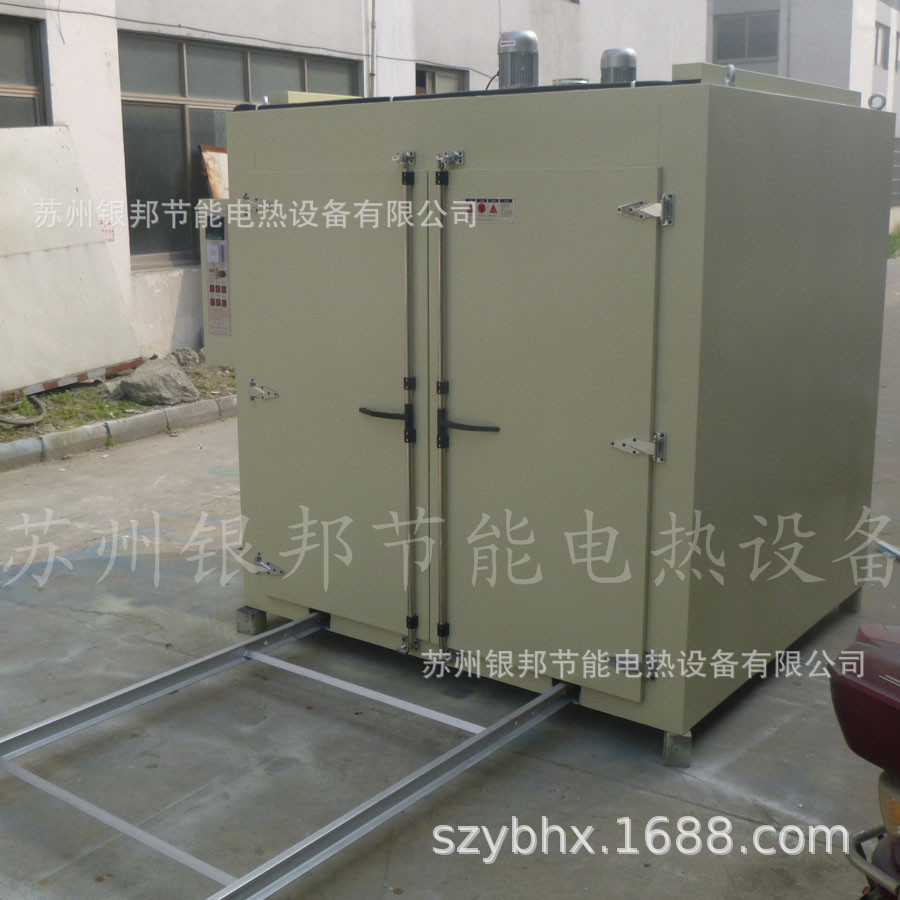 电机定子绕组浸漆烘干箱 电机线圈绕组烘烤箱 轨道推车式电机烘箱