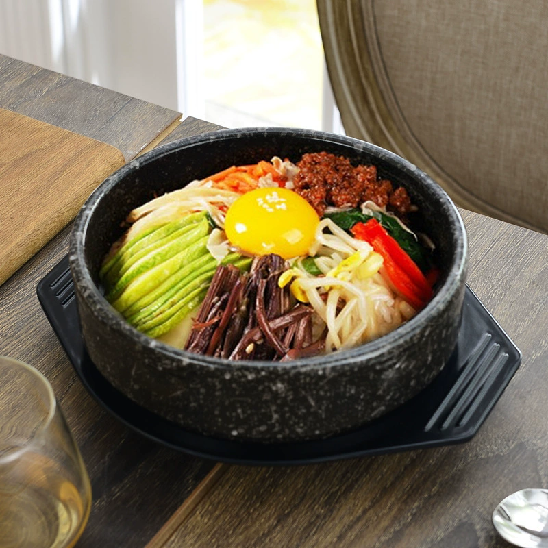 Керамический корейский каменный горшок для риса Bibimbap, миска-горшок для риса, корейский каменный горшок для пшеничного/рисового блюда, глиняный горшок для риса, небольшая кастрюля для «переправы» лапши и риса