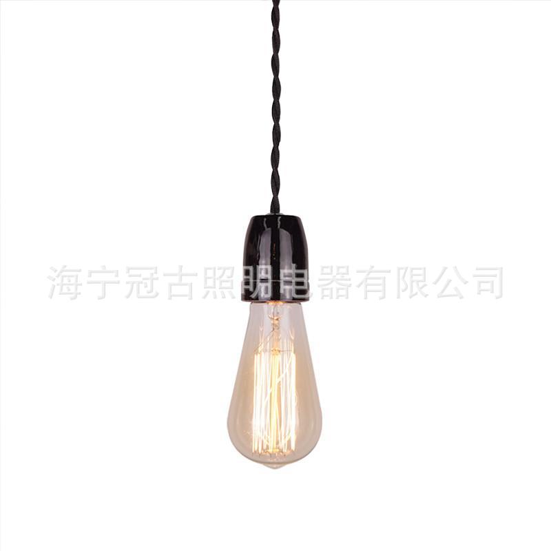 Color E27 high frequency ceramic lamp holder creative modern simple table lamp chandelier ceramic lamp holder