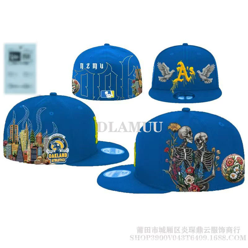 Baseball Cap MLB embroidered, sizes 7–7 5/8 (55.8–60.6 cm), multi-color options