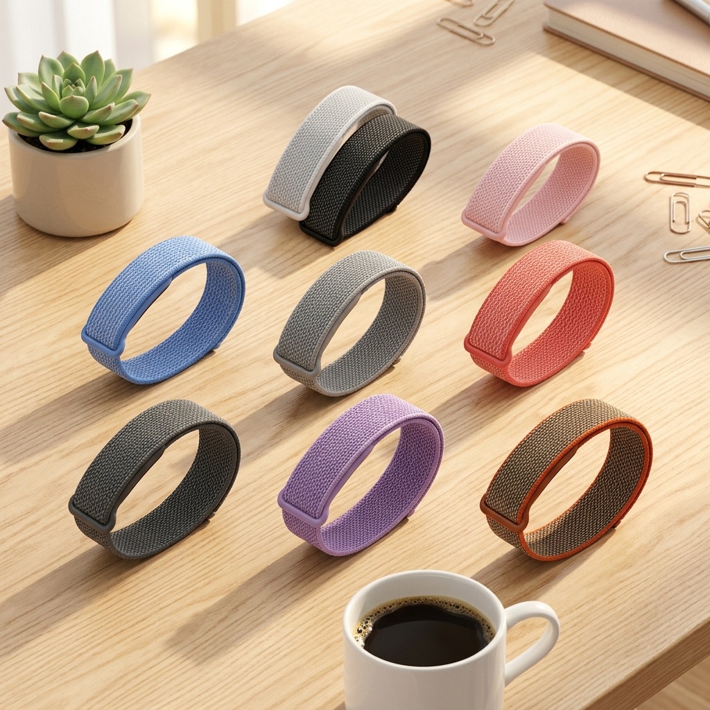 Google Fitbit Air üçün trikotaj qayış — plastik və ya metal halqa
