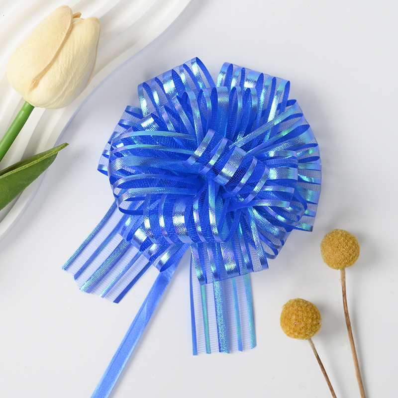 Transfronterizo 30 cinco líneas de nieve bola de flores decoración del coche de boda fiesta diseño de regalo de embalaje de flores tirando de cinta de flores