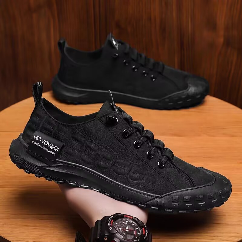 Zapatos de lona para hombres primavera 2024 zapatos de tela de trabajo para hombres zapatos de tela antideslizante transpirables zapatos de suela suave para hombres zapatos para hombres