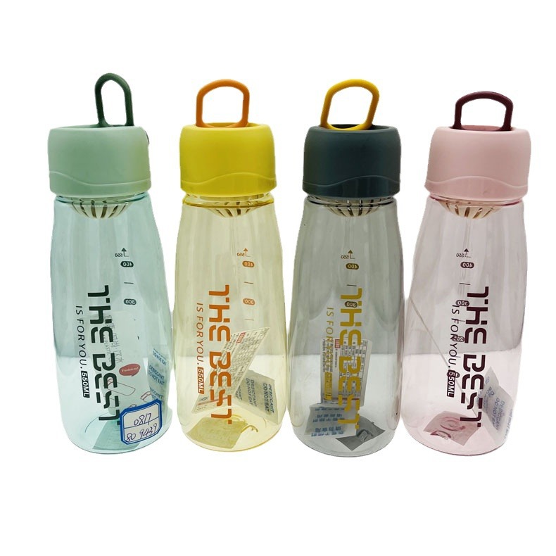 Baijia 0816 nueva taza de agua estudiante deportes portátil creativo hombres y mujeres taza portátil simple con escala taza portátil