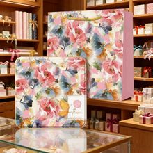 厂家批发马口铁礼品盒包装新款糖盒饼干雪花酥曲奇包装盒收纳罐