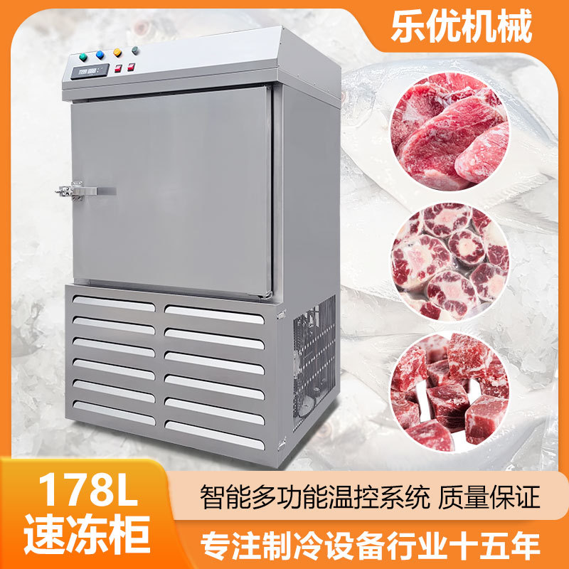 青岛饺子食品速冻柜猪肉条腌制羊排牛排小型速冻机-45度低温速冻