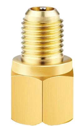 Переходник для разъема R12 для холодильника, 1/ 2inch Внутренняя резьба Acme на 1/ 4inch