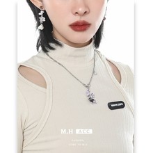 可爱兔子项链女嘻哈甜酷高级感小众设计吊坠精致ins风气质项饰