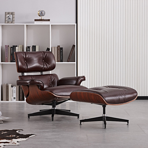 Eames Lounge Chair Single Sofa Chair Balcony Living Room Lounger Sofa Modern Minimalist Office Nap Chair Relaxation Lounge Chair