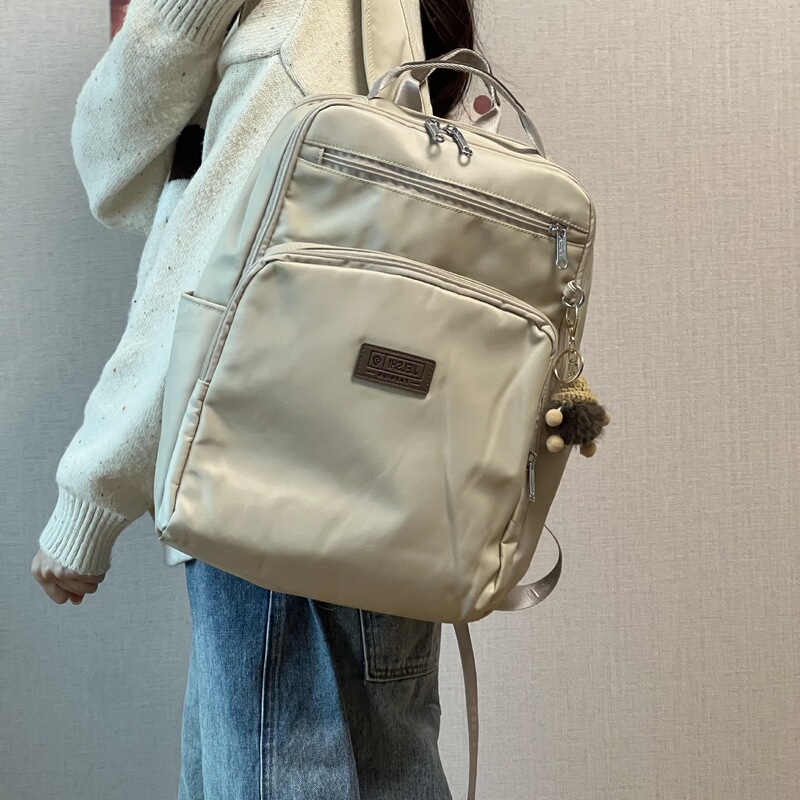 16寸14寸笔记本电脑背包上班通勤双肩书包出游大容量防水牛津布女|undefined