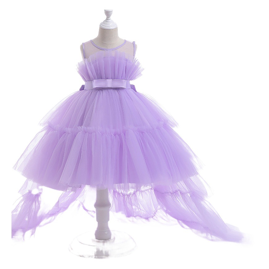El pettiskirt de la malla de las muchachas que se arrastraba el vestido de los niños del Amazonas nuevo vestido de la princesa de los niños