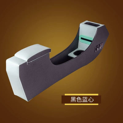 Suitable for 24 Wuling Hongguang mini macaron third generation armrest box decoration central armrest box (Armrest box) - ordinary-style-black-blue-heart