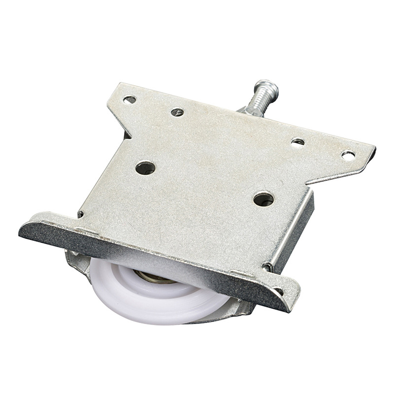 Polea de puerta corredera con amortiguador de amortiguación puerta corredera rueda gabinete puerta corredera polea de puerta de armario al por mayor