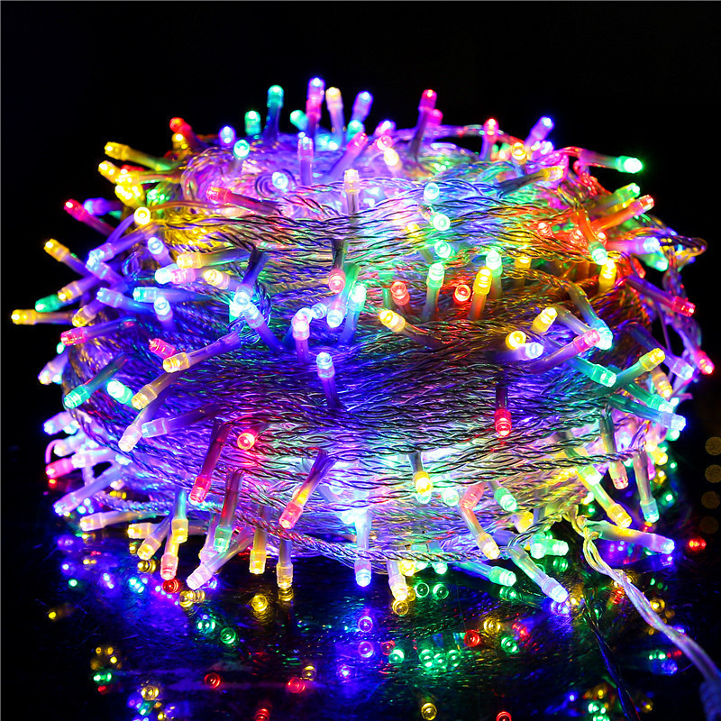 LED string de luces al aire libre estrella de navidad acampamiento diseño de patio luces de color iluminación de luces de decoración de bodas festivas