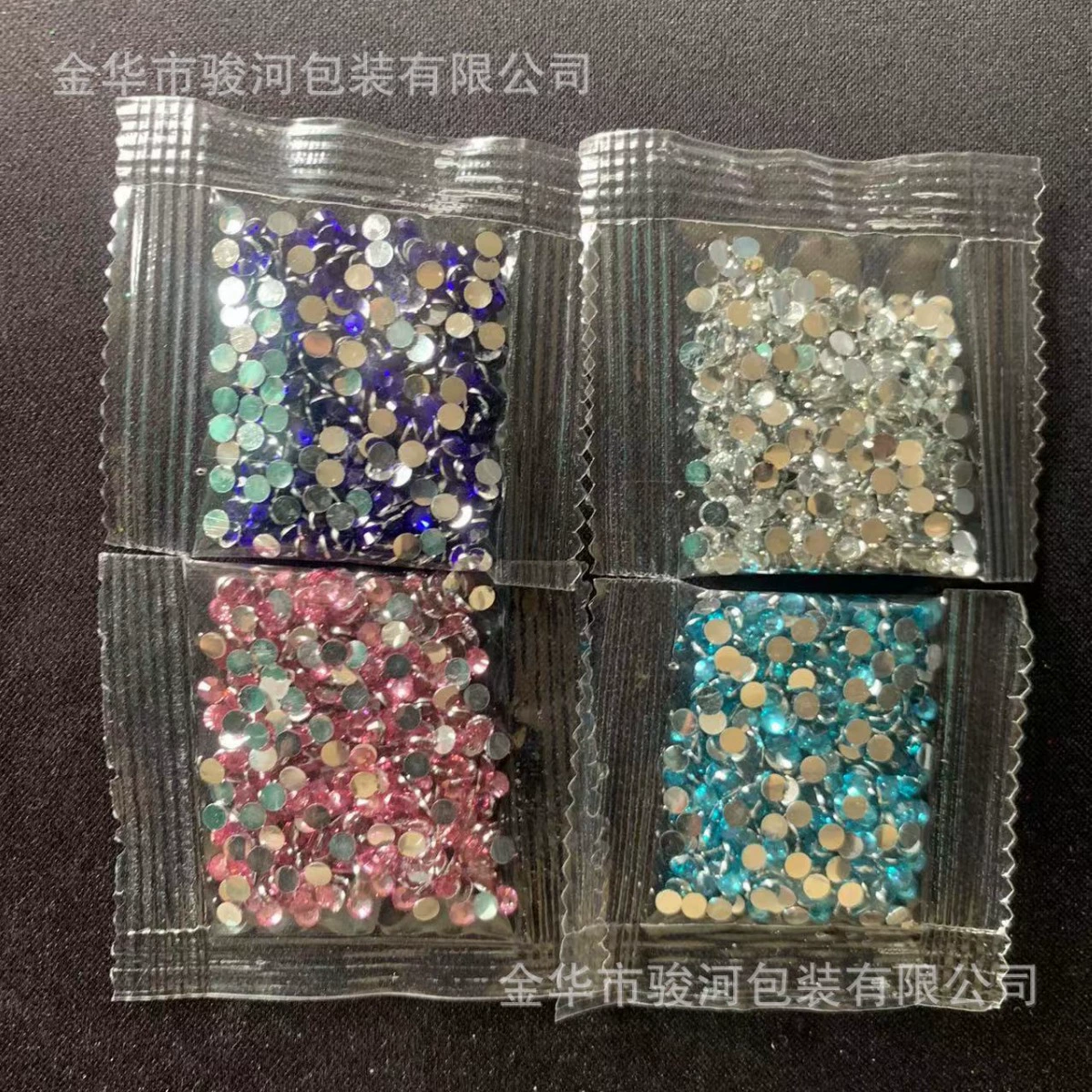 Плоское основание с острым наконечником из акриловых стразов, пакет 1 г, assorted colors для ногтей и DIY
