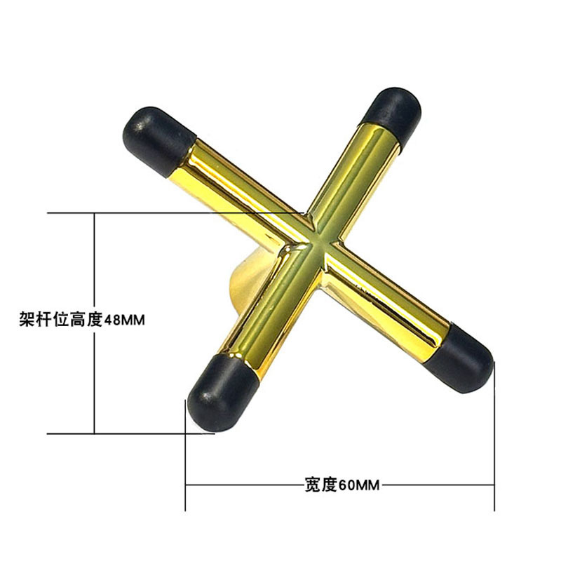 Golden cross head [with rubber particles]