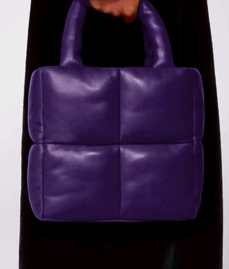 Women'S Gender Fashion Style Fashion Solid Color Square Tote Bag