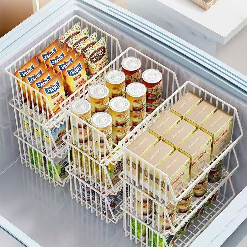 批发冰箱分隔栏分层置物架订购拿货分层式冰柜夹缝冷冻柜多层收纳