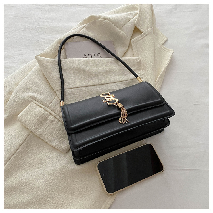 Personalized and Minimalist High-quality and Versatile Korean Version Bag for Women's Bag 2024 Spring New Car Sewn Single Shoulder Underarm Handbag_voghion.com