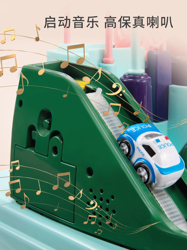 Small train track adventure set car adventure the same type of children's educational toys