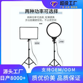LED平板灯摄影灯补光灯无暗影专业直播灯CEFCC网红灯全面屏可调光
