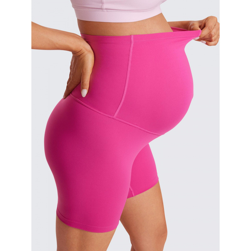 New Style Maternity Yoga Pants, High-Waisted, Seamless, Breathable, Stretchy Maternity Cycling Pants, Maternity Leggings