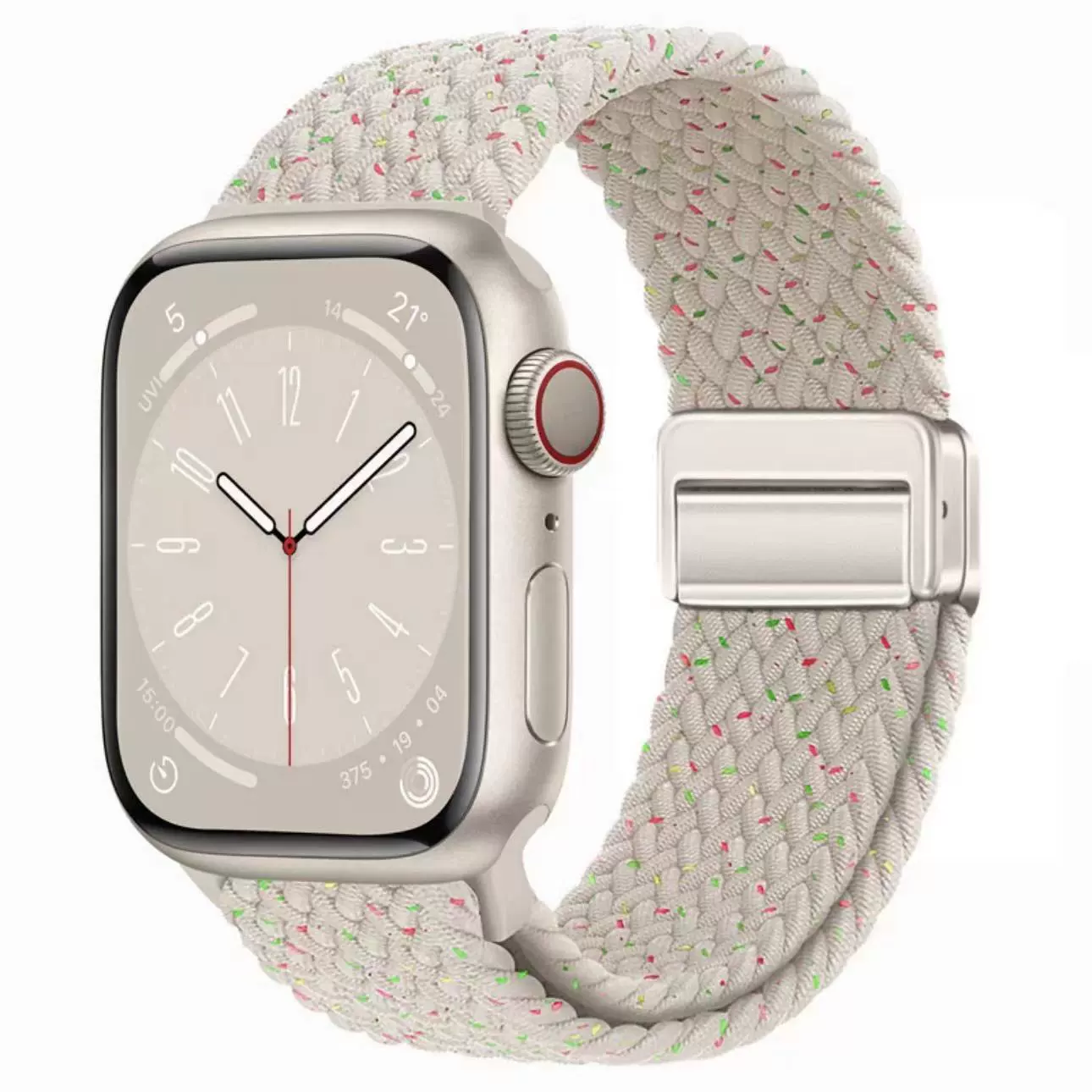 Соответствует Applewatchs9876 Apple магнитный браслет часов, магнитная пряжка Apple плетёная петля интегрированный ремешок для часов