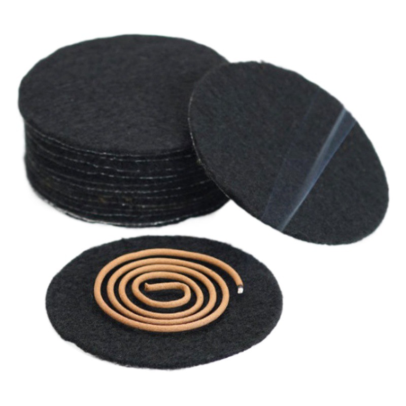 Factory direct large favorably 7.5cm thick fireproof cotton pad aluminum foil coil incense fireproof cotton incense supplies