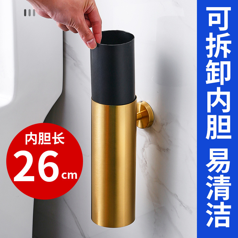 クロスボーダーステンレストイレブラシ台座付きトイレ上壁式壁掛けトイレブラシ死角なしトイレブラシセット|undefined