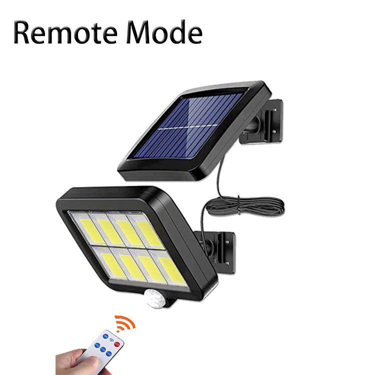 Luz de jardín con energía solar, luz de pared impermeable con sensor de movimiento para exteriores, iluminación para garaje, sensor inteligente, súper brillante.
