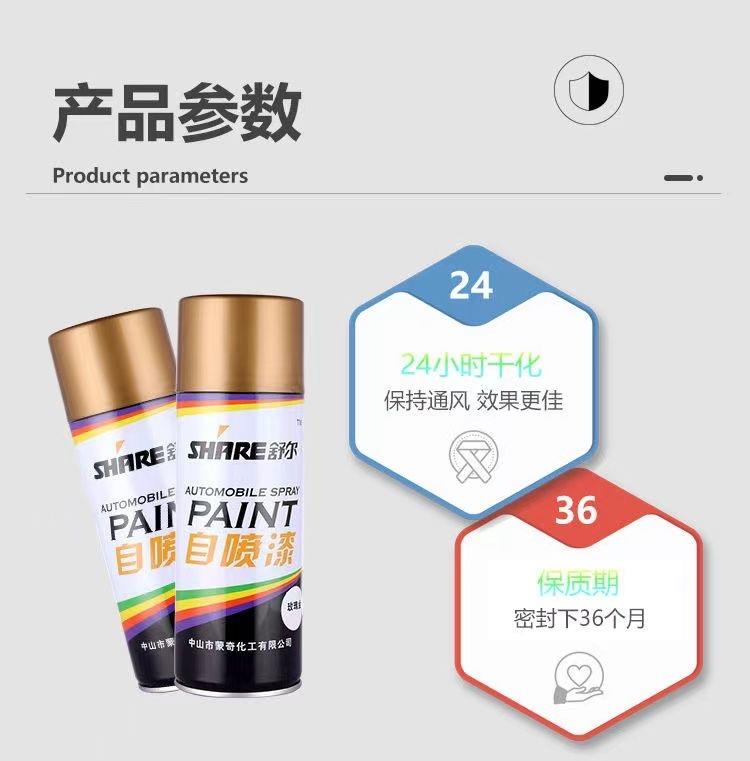 Red automatic spray paint, deep red, bright red, transparent red, Jetta red, glitter metallic anti-rust paint for car color change