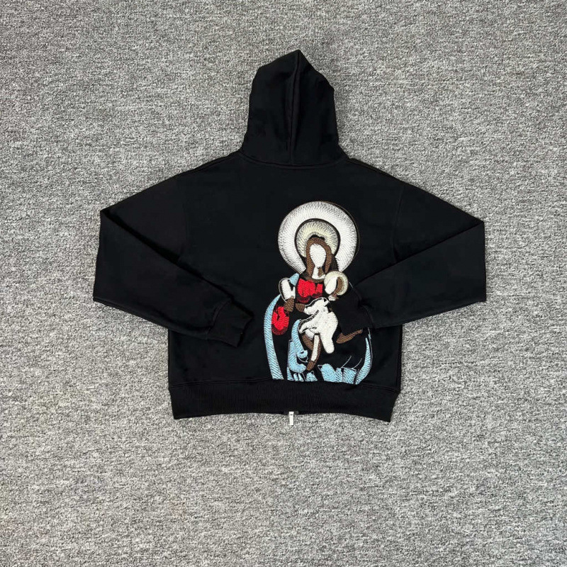 Derschutze Shepherd Zip Sweater Black