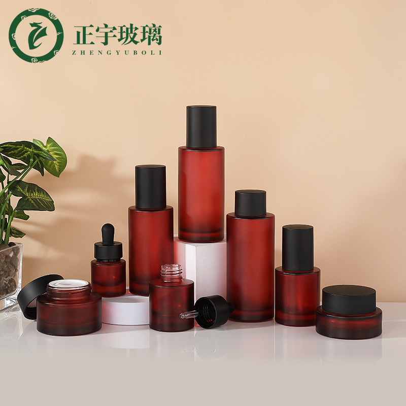 工厂现货30ml精华瓶滴管瓶乳液精华瓶 厚底瓶 滴管玻璃瓶50g面霜