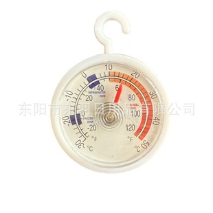 Manufacturers supply round metal pointer hook thermometer to measure indoor household metal pointer temperature