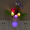 Switch key, colorful induction night light with clove mushrooms for bed for breastfeeding, gradient