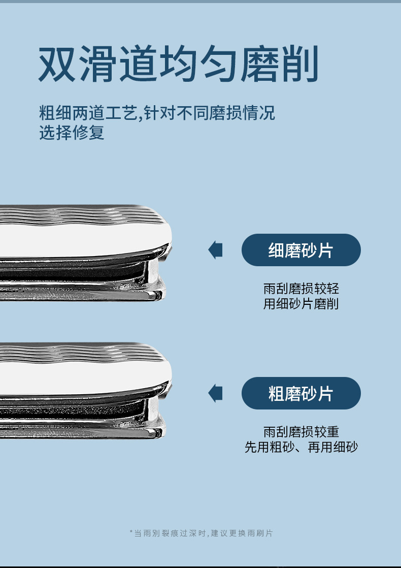 Car Wiper Blade Repair Tool, Frameless Wiper Blade Adhesive Strip Repair Magic Tool, Universal Car Traceless Repair Tool
