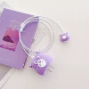 Purple Bear (2 pieces of big head+small set)