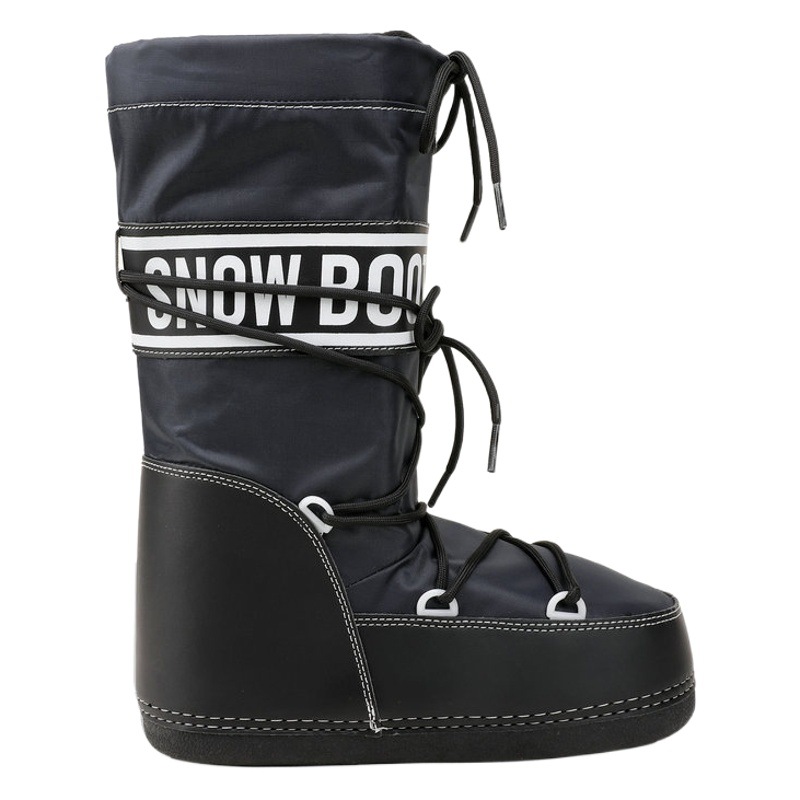 Botas espaciales transfronterizas de copos de nieve de nueve colores Botas de pan de abanico de moda Tubo alto, cálido, ligero y protector contra el frío, nuevos productos de la luna