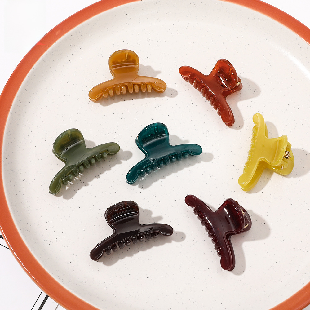 Qiyue Korean jelly small hairpin side clip back head updo hair clip small size bangs clip hair accessories headdress wholesale_voghion.com