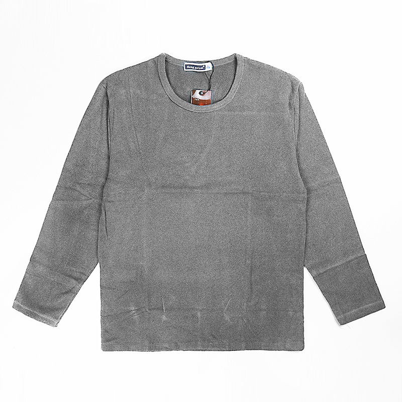 De terciopelo ropa interior cuello redondo gris oscuro