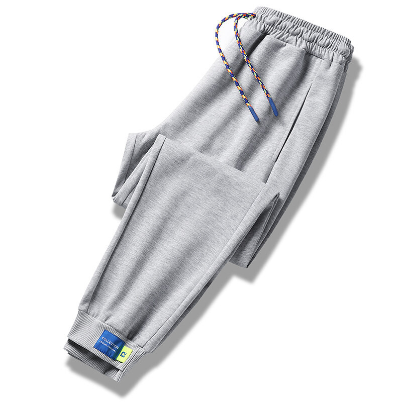 2022 pantalones de chándal de los hombres de primavera/verano Pantalones recortados pantalones casuales de pareja de estudiantes Pantalones deportivos de punto sueltos atados al tobillo