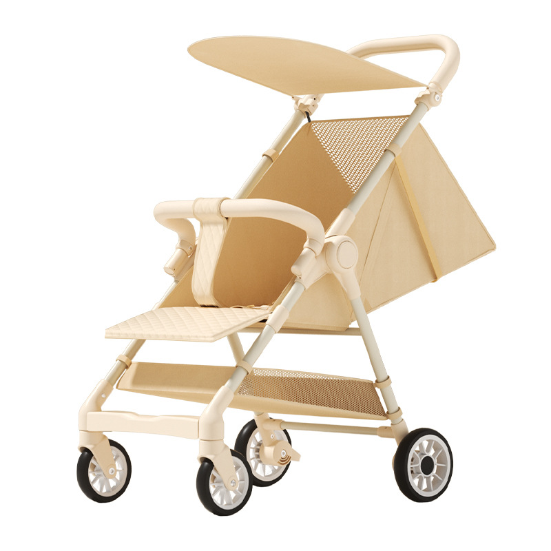 Carrito de bolsillo para niños, carro para bebés, artefacto de paseo para bebés, carro plegable para viajar con paraguas, se puede sentar y acostar para bebés, ligero y pequeño
