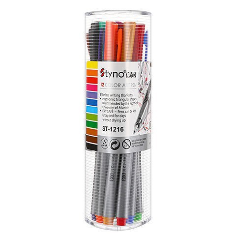Xintai Building Colored Outline Pens for Students Notebooks, Handwritten Sketching Nib Pens, Design Comic-Specific Drawing Pens