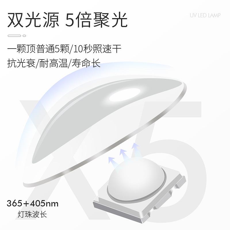 LUGX ouliyuan nueva máquina de fototerapia de uñas recargable portátil 60w inducción de almacenamiento de energía lámpara de cocción inalámbrica de secado rápido