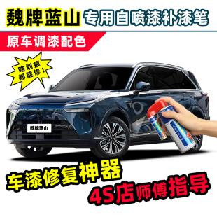 Suitable for Weichai Lanshan Touch-Up Pen Li River Blue Self-Spray Paint Pine Green Streamer Gold Summer Cloud Gray Black White Car Paint