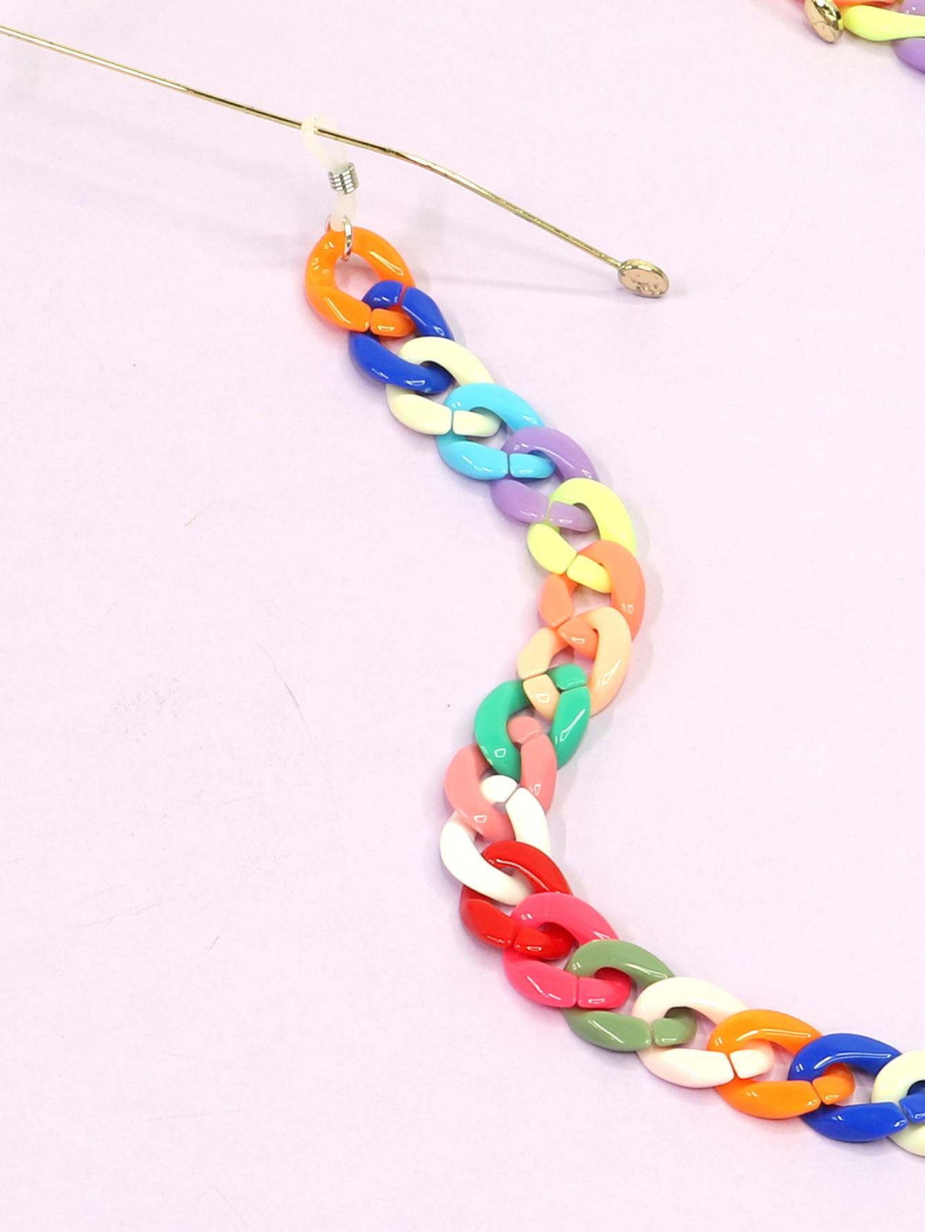 Wholesale Accessories Clashing Color Acrylic Glasses Chain Nihaojewelry display picture 1
