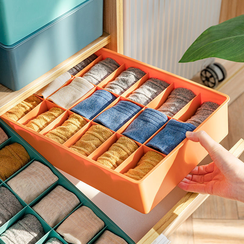 下着収納ケース分格下着ブラジャー靴下家庭用パンツ引き出し式プラスチック仕切り整理箱ソース|undefined
